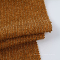 Textiles de couleur personnalisés Poly Rayon Spandex Rib Stretch Polyester Tejidos Con Lurex Knit Tessuti tissu et textiles pour vêtements
